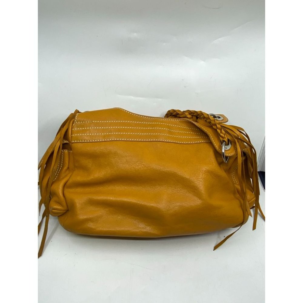 Sondra Roberts Orange Leather Shoulder/ Handbag - Picture 4 of 16